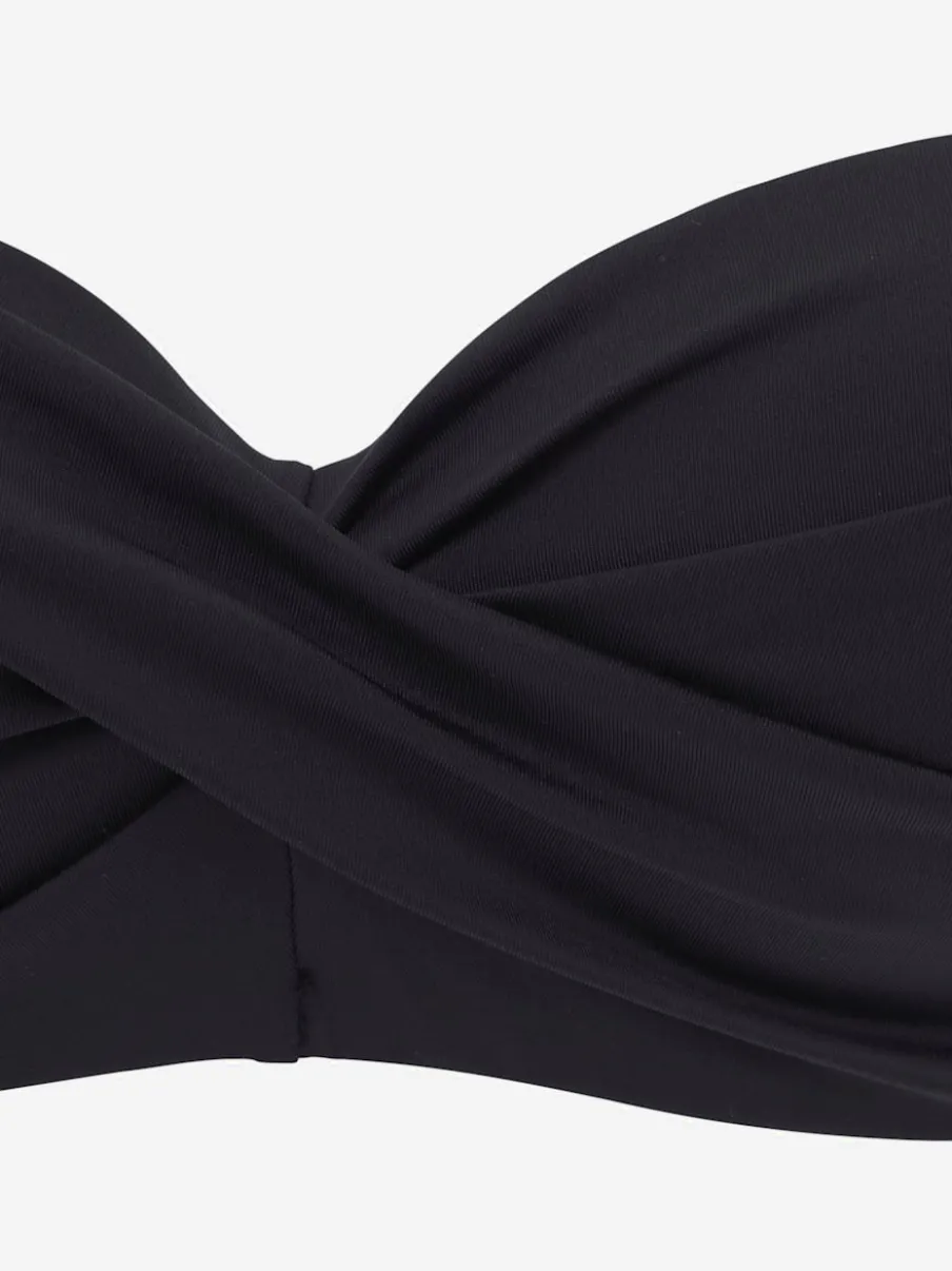 Maillot de bain bandeau avec bonnets amovibles doux