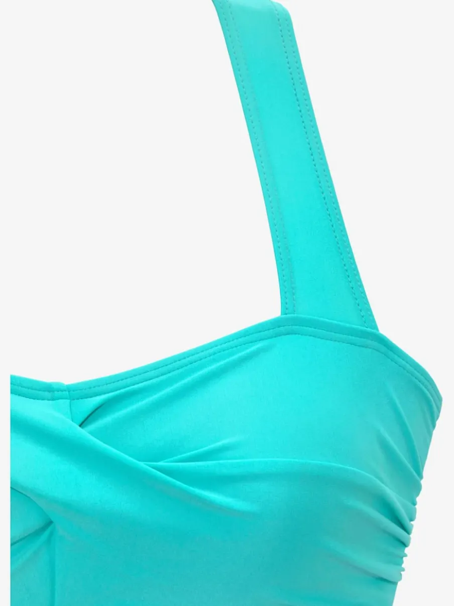 Maillot de bain à col fermé avec bonnets rembourrés