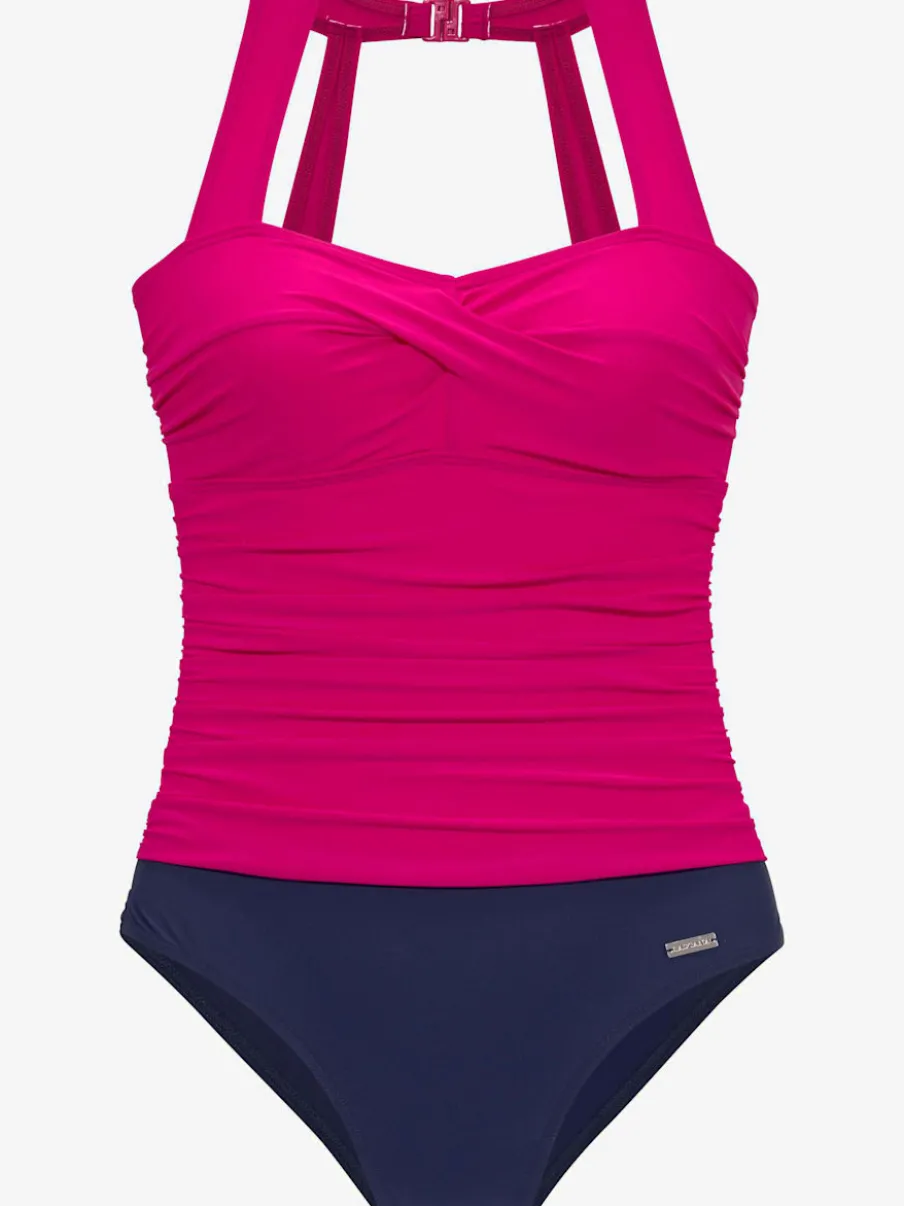 Maillot de bain à col fermé avec bonnets rembourrés