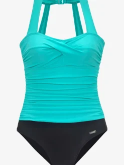 Maillot de bain à col fermé avec bonnets rembourrés