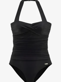 Maillot de bain à col fermé avec bonnets rembourrés