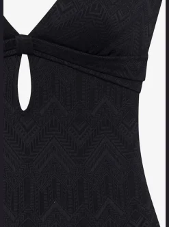 Maillot de bain à découpes et bonnets amovibles doux