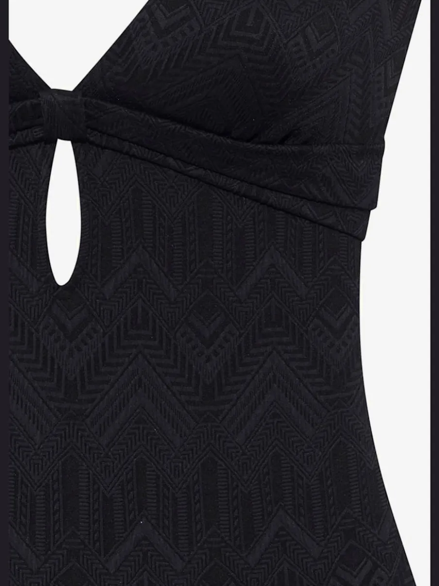 Maillot de bain à découpes et bonnets amovibles doux