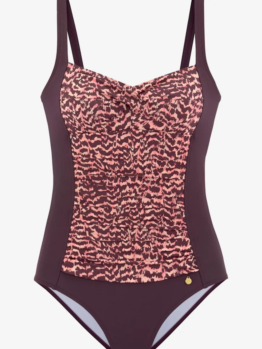 Maillot de bain à effet modelant avec bonnets intégrés et bretelles réglables