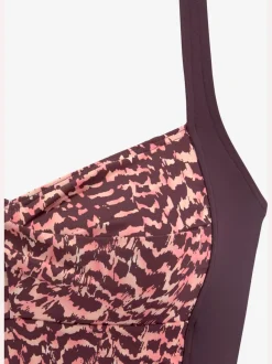 Maillot de bain à effet modelant avec bonnets intégrés et bretelles réglables