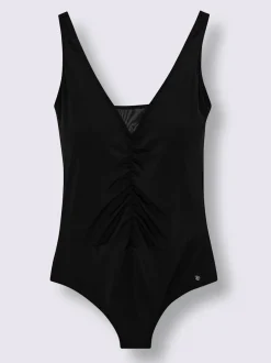 Maillot de bain empiècement maille