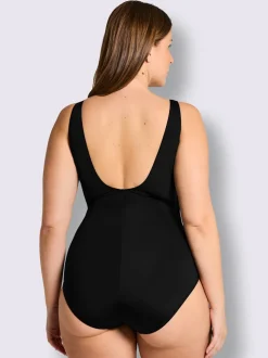 Maillot de bain empiècement maille