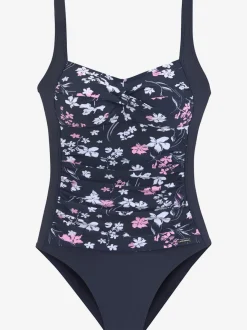 Maillot de bain à fleurs fabriqué en matière recyclée