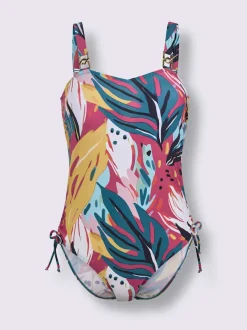 Maillot de bain floral avec bretelles réglables confortables
