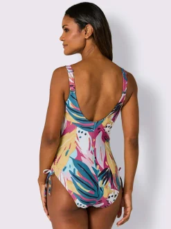 Maillot de bain floral avec bretelles réglables confortables