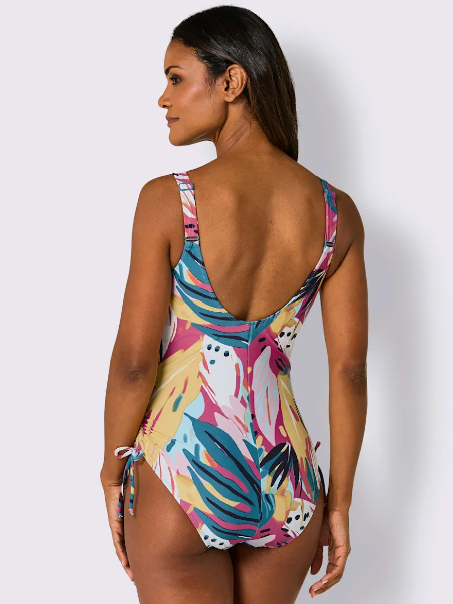 Maillot de bain floral avec bretelles réglables confortables