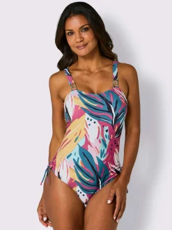 Maillot de bain floral avec bretelles réglables confortables