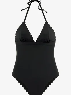 Maillot de bain forme triangle avec bretelles nouées et bonnets amovibles