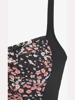 Maillot de bain à imprimé floral avec bretelles réglables