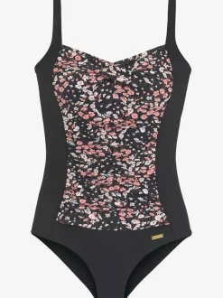 Maillot de bain à imprimé floral avec bretelles réglables