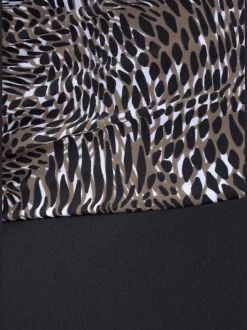 Maillot de bain à motif avec bonnets intégrés réglables