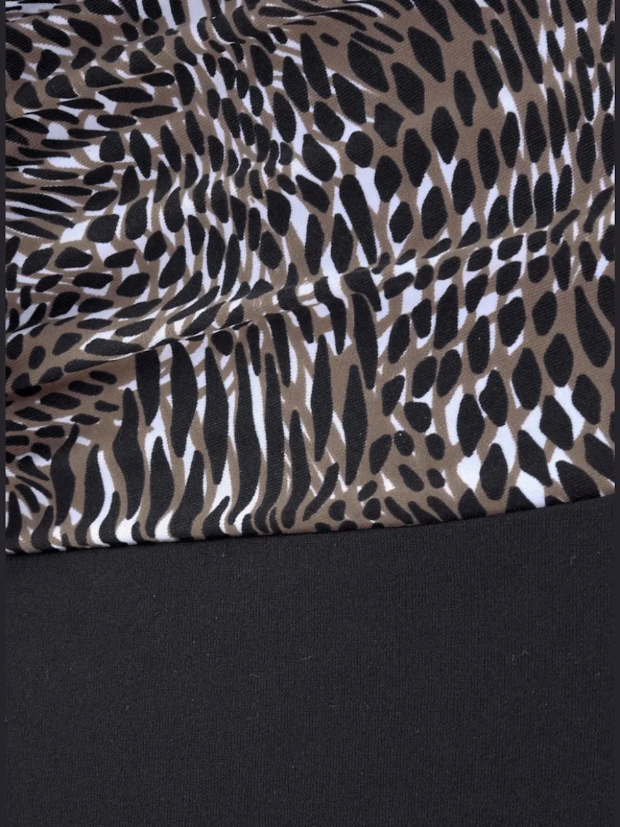 Maillot de bain à motif avec bonnets intégrés réglables