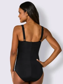 Maillot de bain à motif graphique et bretelles réglables