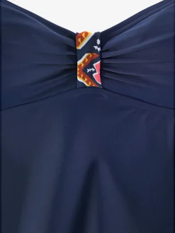 Maillot de bain 2 pièces tankini à imprimé et bretelles réglables