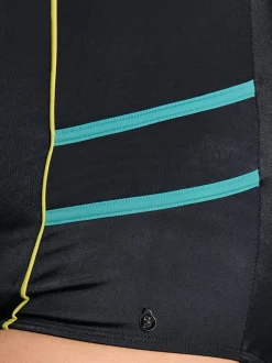 Maillot de bain rayure contrastée
