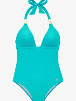 Maillot de bain structuré à bonnets amovibles noué dans le cou