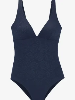 Maillot de bain à structure géométrique avec bonnets réglables
