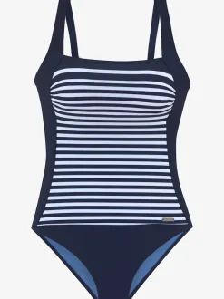 Maillot de bain style marin avec bonnets intégrés réglables