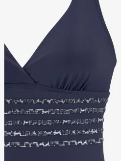 Maillot de bain une pièce avec bonnets souples et empiècement gainant