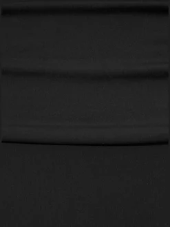Maillot de bain uni à bords ondulés avec larges bretelles ajustables