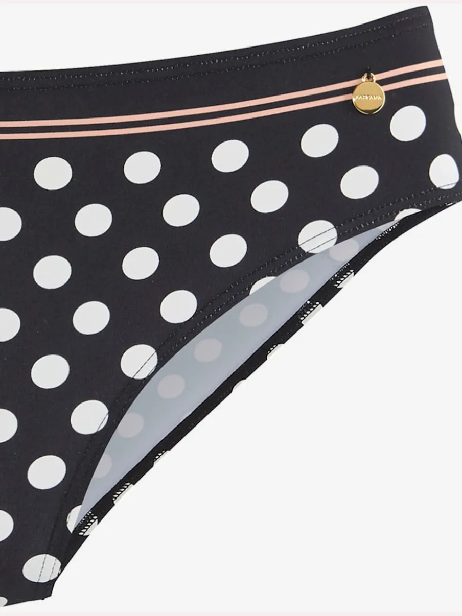 Maillots de bain à armatures motifs contrastés et multiway