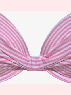 Maillots de bain à armatures rayés avec bretelles réglables