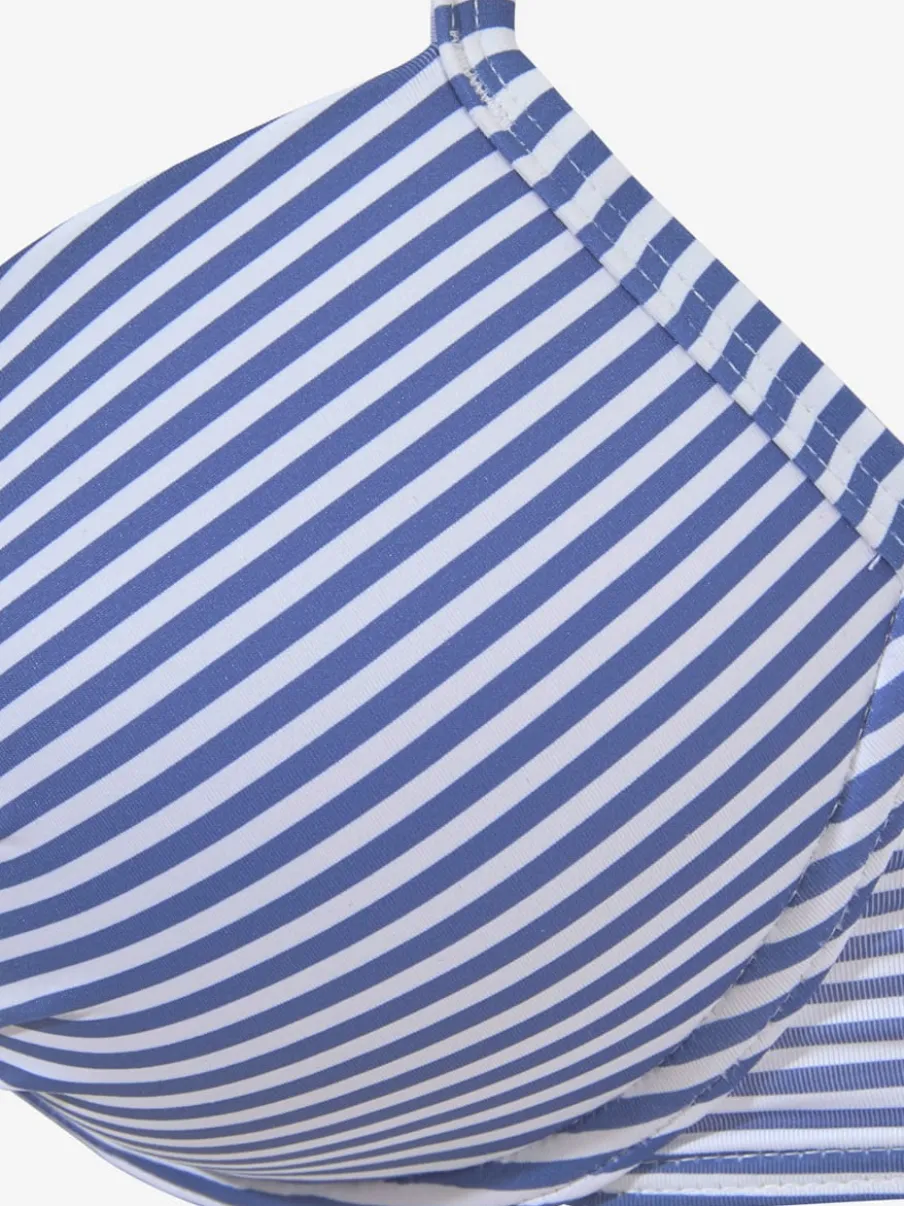 Maillots de bain à armatures rayés avec bretelles réglables