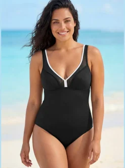 Maillots de bain avec empiècements et inserts modelants élégants