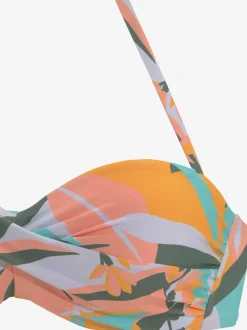 Maillots de bain bandeau à armatures imprimés abstraits