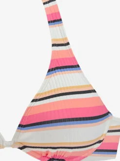 Maillots de bain rayés avec bonnets doux amovibles