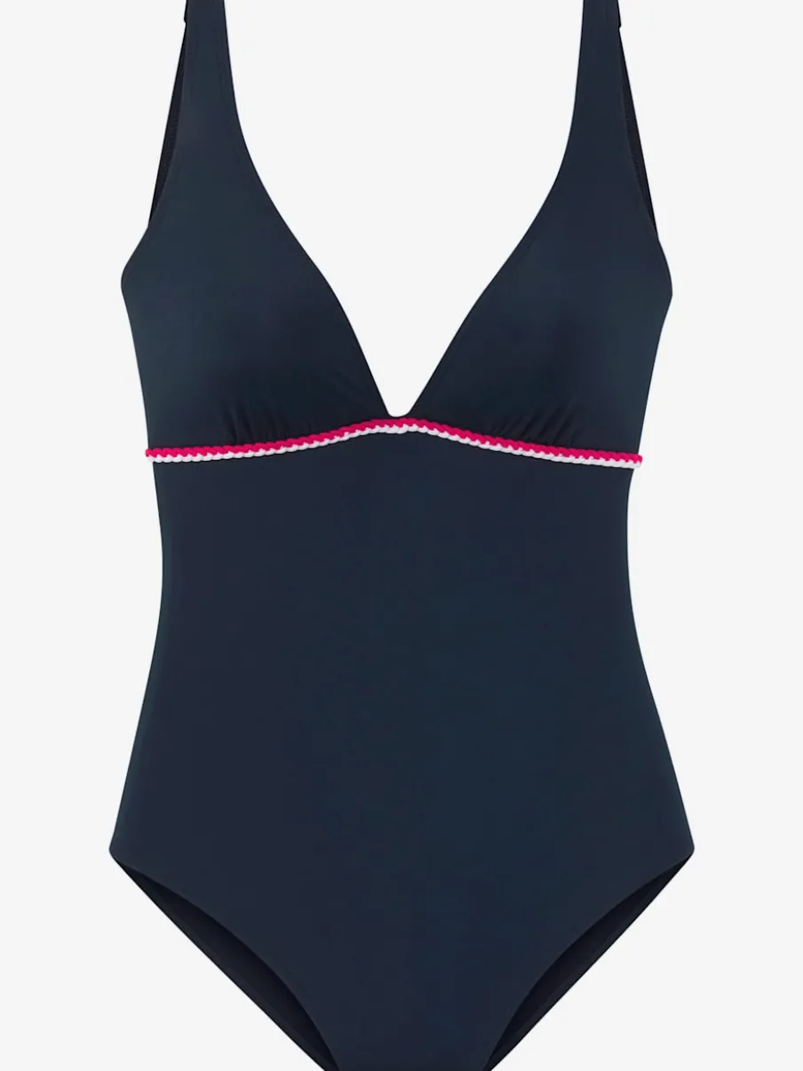 Maillots de bain unis avec cordons et bonnets amovibles