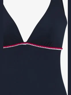 Maillots de bain unis avec cordons et bonnets amovibles