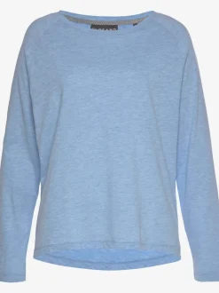 Manches longues encolure ronde en jersey doux confortable