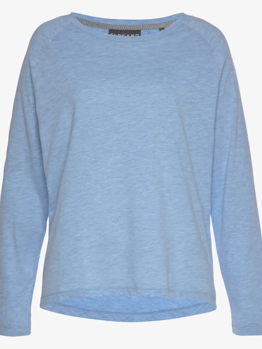Manches longues encolure ronde en jersey doux confortable