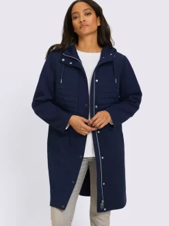 Manteau court piquage inséré