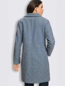 Manteau court qualité bouclée chaude