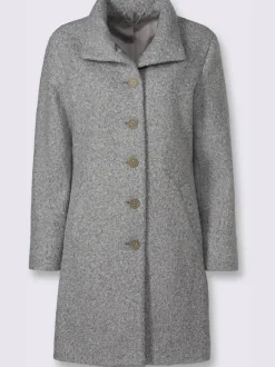 Manteau court qualité bouclée chaude