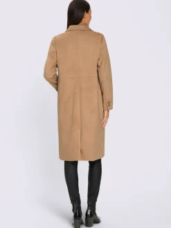Manteau en synthétique rivets décoratifs