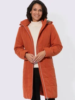 Manteau matelassé avec capuche amovible et poches pratiques