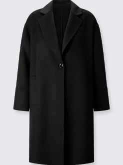 Manteaux courts avec col revers et larges manchettes