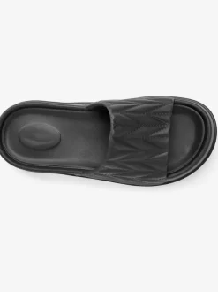 Mules de bain chaussures de bain estivales avec semelle compensée tendance