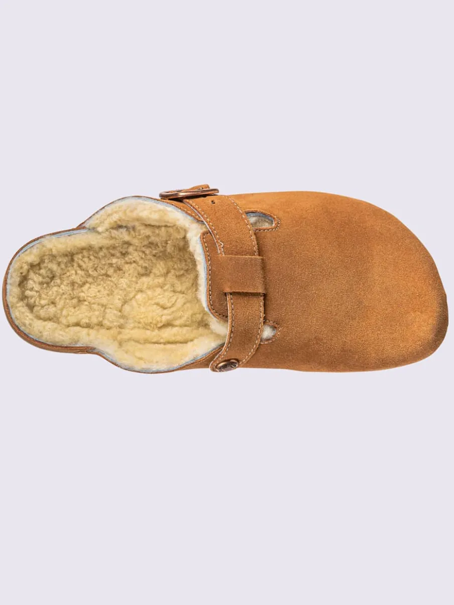 Mules doublure agneau véritable