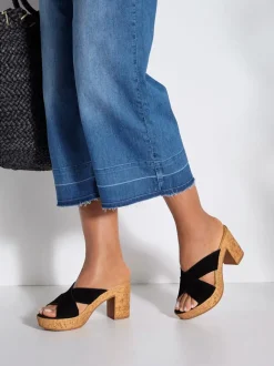 Mules en cuir fabriquées en italie