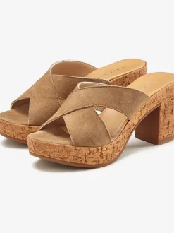 Mules en cuir fabriquées en italie