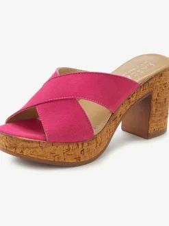 Mules en cuir fabriquées en italie